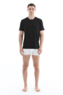 Cottons & Clouds Erkek Tekli Bisiklet Yaka Kısa Kollu Modal Fanila CC9306