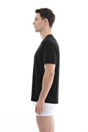 Cottons & Clouds Erkek Tekli Bisiklet Yaka Kısa Kollu Modal Fanila CC9306