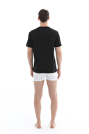 Cottons & Clouds Erkek Tekli Bisiklet Yaka Kısa Kollu Modal Fanila CC9306