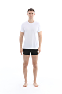 Cottons & Clouds Erkek İkili Bisiklet Yaka Kısa Kollu Fanila CC9675