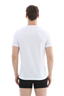 Cottons & Clouds Erkek İkili Bisiklet Yaka Kısa Kollu Fanila CC9675