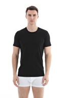 Cottons&Clouds Erkek İkili Bisiklet Yaka Kısa Kollu Fanila CC9675