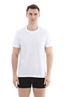 Cottons&Clouds Erkek İkili Bisiklet Yaka Kısa Kollu Fanila CC9638