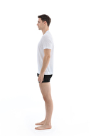 Cottons&Clouds Erkek İkili Bisiklet Yaka Kısa Kollu Fanila CC9638