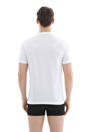 Cottons&Clouds Erkek İkili Bisiklet Yaka Kısa Kollu Fanila CC9638