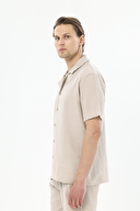 Finesuits Apaş Yaka Kısa Kollu Müslin Pijama Takımı 251E16SV