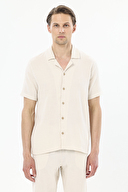 Finesuits Apaş Yaka Kısa Kollu Müslin Pijama Takımı 251E16SV