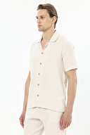 Finesuits Apaş Yaka Kısa Kollu Müslin Pijama Takımı 251E16SV