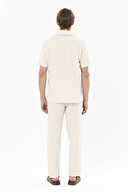 Finesuits Apaş Yaka Kısa Kollu Müslin Pijama Takımı 251E16SV