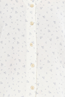 Shefame Kadın Yaprak Desenli V Yaka Düğmeli Uzun Kollu Müslin Pijama Takımı 251K44SV