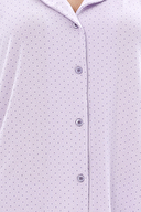 Shefame Kadın Gömlek Yaka Düğmeli Yarım Kollu Pijama Takımı 251K01MB