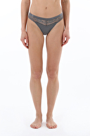 Shefame Kadın Dantel Detaylı Normal Bel Tanga Külot 2301MB