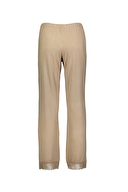 Shefame Kadın Yuvarlak Yaka Dantel ve Pat Detaylı Kısa Kollu Pijama Takımı 251K15MB