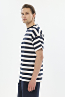 Finesuits Yatay Çizgili Polo Yaka Kısa Kollu Şort Takımı 251E03SV