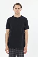 Finesuits Ekoseli Patlı Yaka Kısa Kollu Pijama Takımı 251E05SV