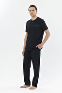 Finesuits Bisiklet Yaka Kısa Kollu Pijama Takımı 251E06SV