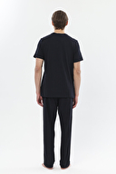 Finesuits Bisiklet Yaka Kısa Kollu Pijama Takımı 251E06SV