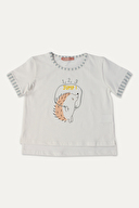 Funfair Kız Çocuk Kirpi Desenli Bisiklet Yaka Kısa Kollu Pijama Takımı 251KC04SV