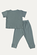 Funfair Erkek Çocuk Baskılı Bisiklet Yaka Kısa Kollu Pijama Takımı 251EC01SV