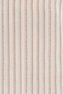 Shefame Kadın Natural Çizgi Desenli V Yaka Kısa Kollu Şort Takımı 251K07SV