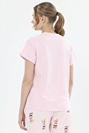 Shefame Kadın Ayıcık Desenli Kısa Kollu Pijama Takımı 251K31SV