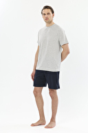 Finesuits Bisiklet Yaka Kısa Kollu Süprem Şort Takımı 251E17SV