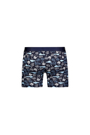 First Company Erkek İkili Desenli Boxer 25ETE03MD