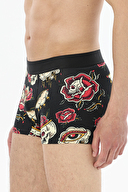 First Company Kuru Kafa ve Gül Baskılı Boxer 251E203NR