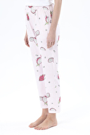 Shefame Kadın Ejder Meyvesi Baskılı Likralı Süprem Pijama Altı 251KTA18HY