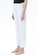 Shefame Kadın Kalp Baskılı Likralı Süprem Pijama Altı 251KTA22HY