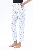 Shefame Kadın Kalp Baskılı Likralı Süprem Pijama Altı 251KTA22HY