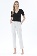 Shefame Kadın Taş Likralı Süprem Pijama Altı 251KTA24HY