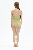 Shefame Kadın V Yaka Aksesuar Detaylı Mayo 251MY21BD