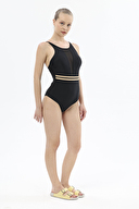 Shefame Kadın Halter Yaka Tül Detaylı Mayo 251MY03ET