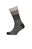 First Company Erkek Üçlü Desenli Pamuklu Soket Çorap 251E027BS