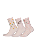 Shefame Kadın Üçlü Desenli Pamuklu Soket Çorap 251K023BS