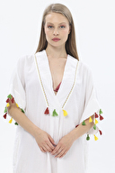 First Company Kadın İşlemeli Müslin Elbise 251K07OD