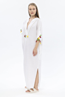 First Company Kadın İşlemeli Müslin Elbise 251K07OD