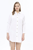 First Company Kadın Uzun Kollu Müslin Gömlek Elbise 251K08OD
