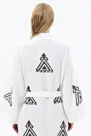 First Company Kadın Taş Baskılı Müslin Kimono 251K09OD