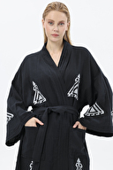 First Company Kadın Taş Baskılı Müslin Kimono 251K09OD