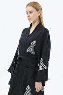 First Company Kadın Taş Baskılı Müslin Kimono 251K09OD