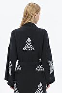First Company Kadın Taş Baskılı Müslin Kimono 251K09OD