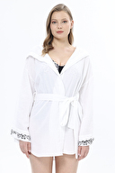 First Company Kadın İşlemeli Kapüşonlu Müslin Kimono 251K12OD