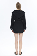 First Company Kadın İşlemeli Kapüşonlu Müslin Kimono 251K12OD