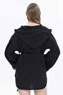 First Company Kadın İşlemeli Kapüşonlu Müslin Kimono 251K12OD