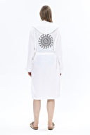 First Company Kadın Güneş Nakışlı Müslin Kapüşonlu Kimono 251K13OD