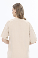 First Company Kadın V Yaka Müslin Elbise 251K14OD