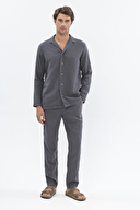 First Company Erkek Uzun Kollu Müslin Takım 251E01OD