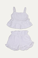 Funfair Kız Çocuk Askılı Müslin Şort Takım 251KC2OD